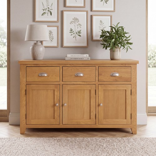Cheshire sideboard oak large - large, 3