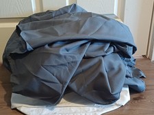 Grey Rectangular Dining Table Cloth/Cover NEW