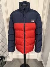GANT Colorblock Puffer Jacket Men’s Medium Red & Navy – Designer RRP £300 XXL