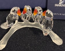 Genuine Swarovski Baby Lovebirds Crystal Figurine