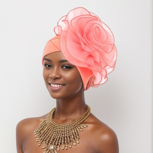 African flower caps - flower, wedding