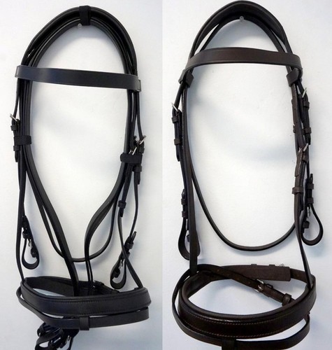 Black brown english - black, bridle