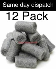 12/24pk Steel Wire Wool Pads