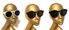 Vintage Style 50s 60s Riviera Round Sunglasses Glasses Chic Classic 400UV