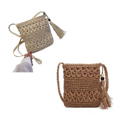 Beach Woven Straw Shoulder Bag