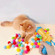 Cat Ball Gun Interactive Toy