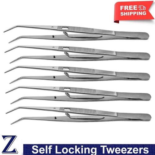Dental self lock tweezers - self,