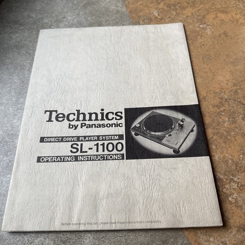 Technics 1100 record player - record,
