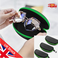 3 Pack Portable Large Zipper Glasses Sunglasses Hard Case Box Protector Hold UK
