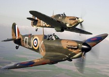 Reproduction Vintage World War 2 "Spitfire - Colour" Poster, Size: A2