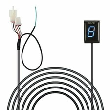 Motorcycle Gear Indicator Blue