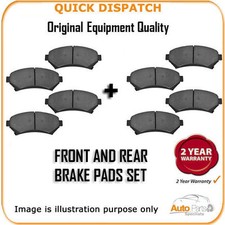 FRONT AND REAR PADS FOR
