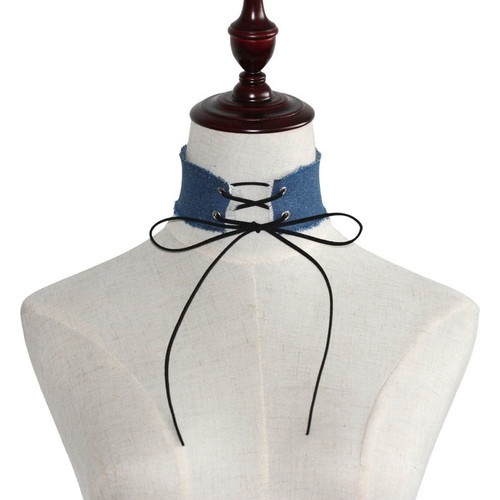 Vintage denim drawstring - vintage,