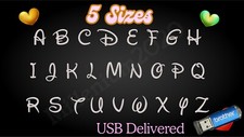 Disney Font on the USB PES JEF