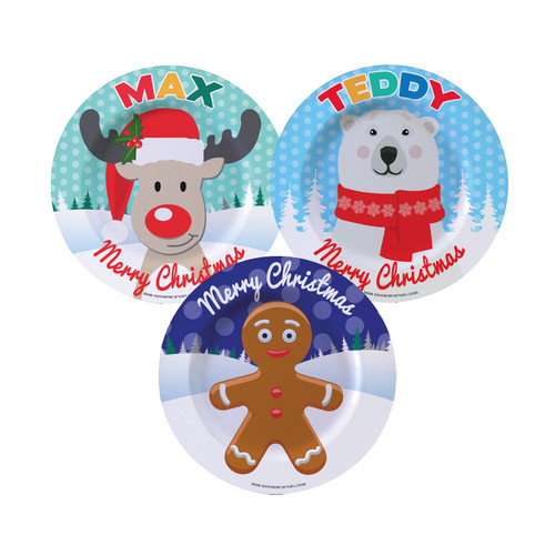 Kids christmas dinner plate - kids,