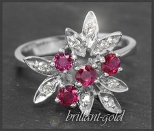 Diamond & Ruby Ring with