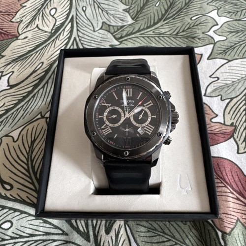 Bulova marine star black - marine, dial