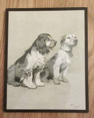Vtg cecil aldin the two - aldin:,