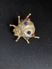 UNUSUAL STONE SET LADYBIRD