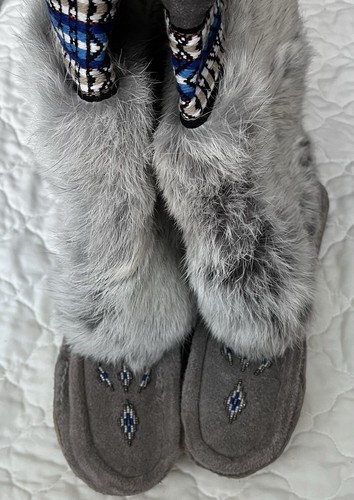 Mukluk women gray faux fur - mukluk, women's
