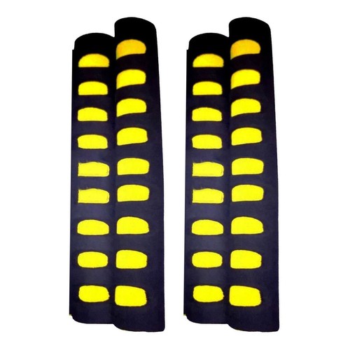 Bicycle handlebar grips yellow - bicycle,