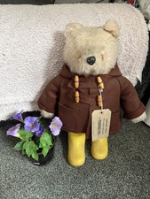 Gabrielle Paddington Bear 1970s Collectible Coat ,Wellies PLEASE READ