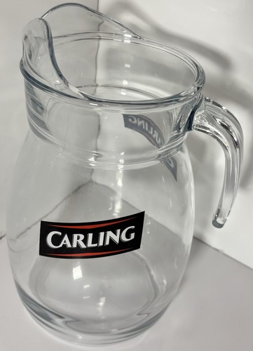 Carling beer glass - carling, jug