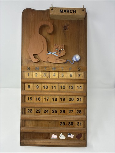 Vintage wood perpetual - vintage,
