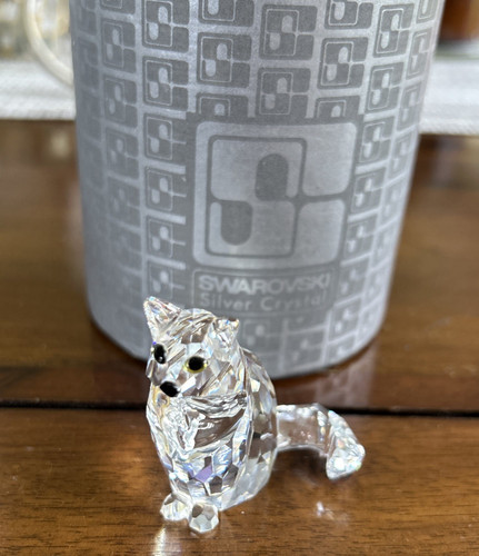 Swarovski genuine crystal cat - genuine,