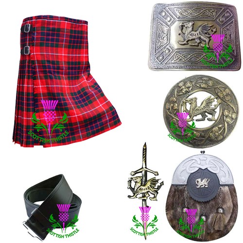 Fraser lovat tartan kilt - of,