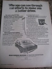 REAR WINDOW HEATER FLICK THE