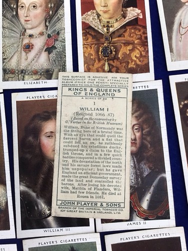 Player cigarette cards kings - cigarette,
