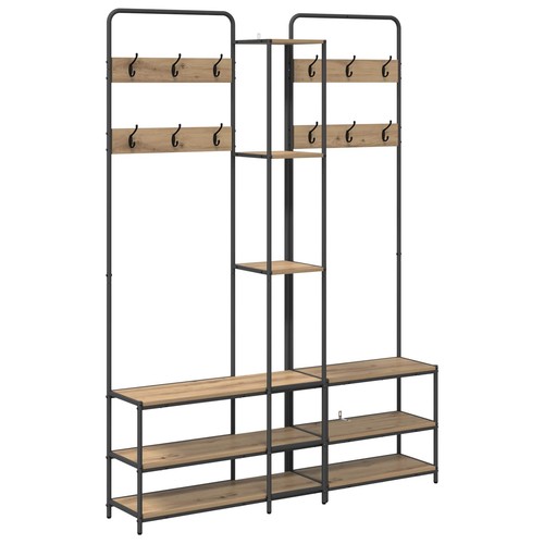 Coat stand with shoes - coat,