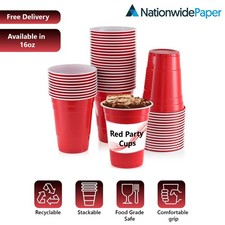 12 & 16oz Red Party Cups