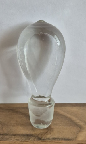 Antique hand blown cut glass - antique,