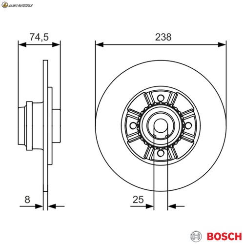 Brake discs 986 479 760 - 2x,