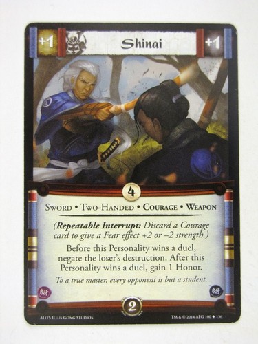 L5r cards line in the - l5r, cards: