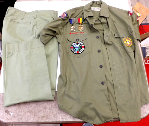 Vtg boy scout uniform - boy,