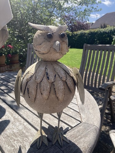 Tin plate owl - tin,