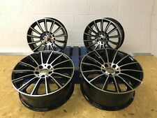 18"8/8.5 amg blk pol turbine Mercedes Benz c/e class c63 Alloy Wheels staggered