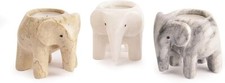 Marble Elephant Tea Light