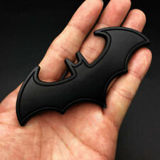 3D Metal Chrome Batman Emblem