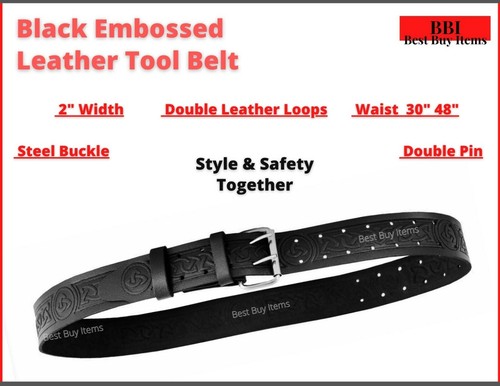 Leather kilt belt - leather, scottish