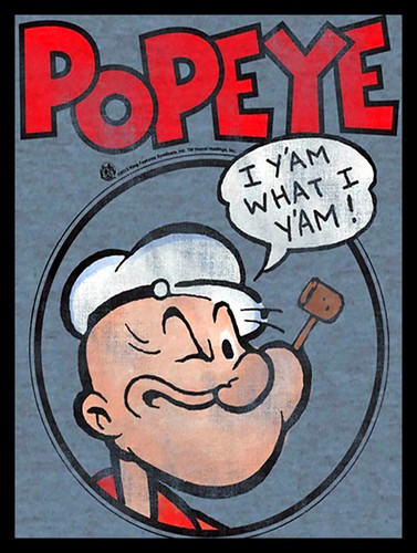 Popeye retro metal - retro,