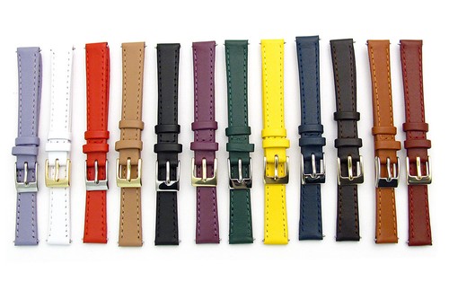 Ladies smooth stitched - stitched, leather