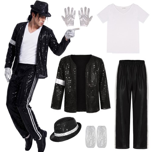 Michael jackson sequin cosplay - michael,