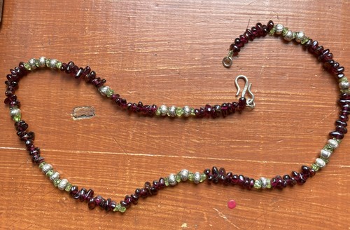 Vintage garnet and - and, peridot