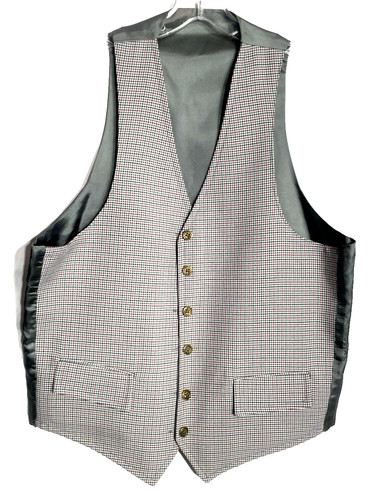 Reversible suit vest - suit, men's