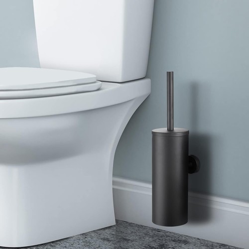 Stainless steel toilet brush - stainless,