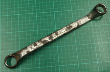 Vintage Facom Vanachrome No55 22mm x 24mm Offset Ring Spanner Made In France